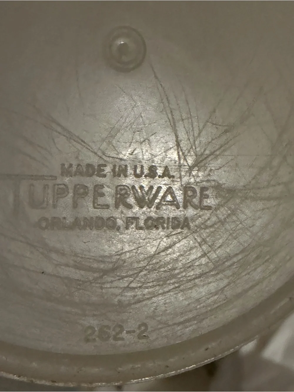 Tupperware image shows